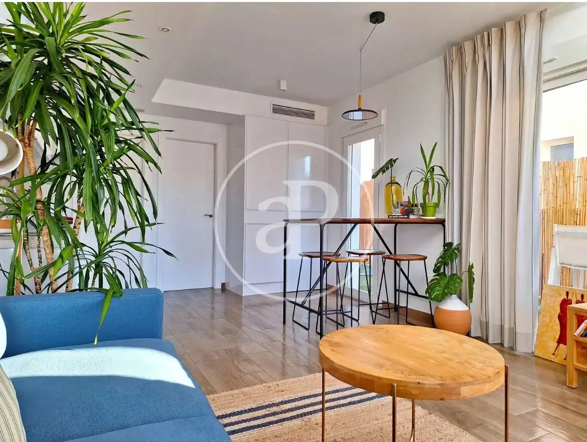 Wohnzimmer von Haus oder Chalet zur Miete in Santa Pola mit Klimaanlage, Heizung und Privatgarten