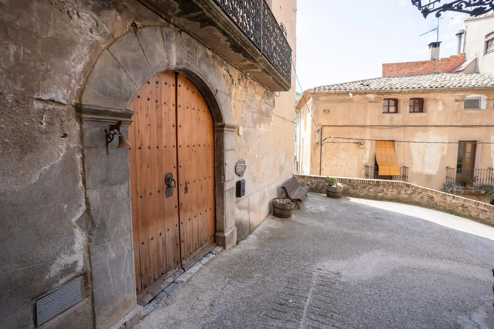 Vista exterior de Casa o xalet en venda en Porrera amb Calefacció, Jardí privat i Terrassa