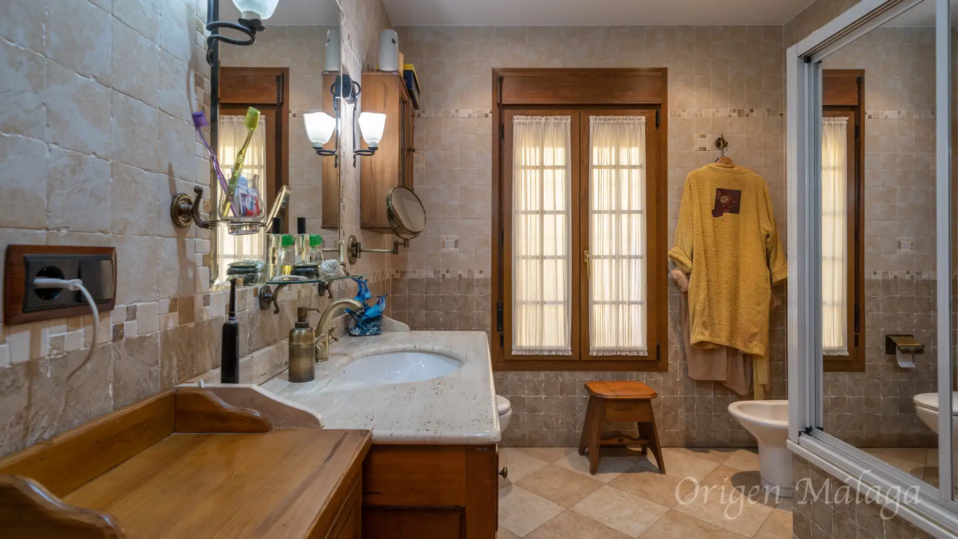 Baño de Casa o chalet en venta en Alhaurín de la Torre con Aire acondicionado, Calefacción y Jardín privado