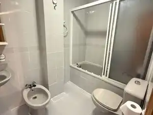 Bathroom of Flat for sale in Palencia  with Heating, Parquet flooring and Storage room