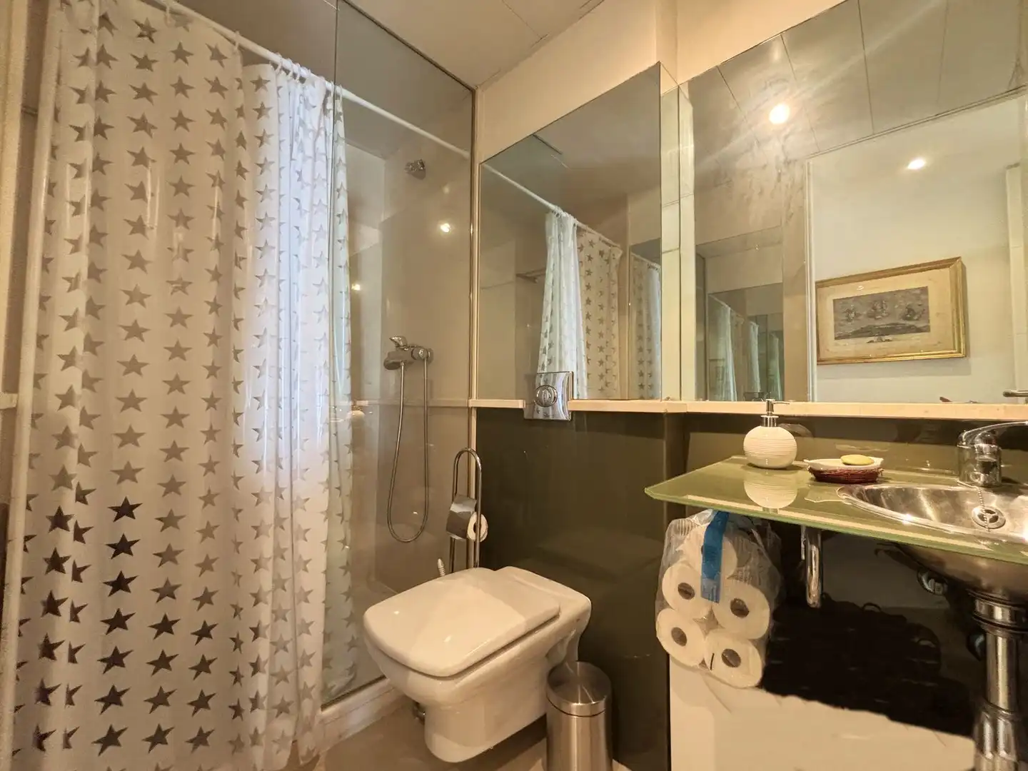 Baño de Ático en venta en Manilva con Aire acondicionado, Terraza y TV