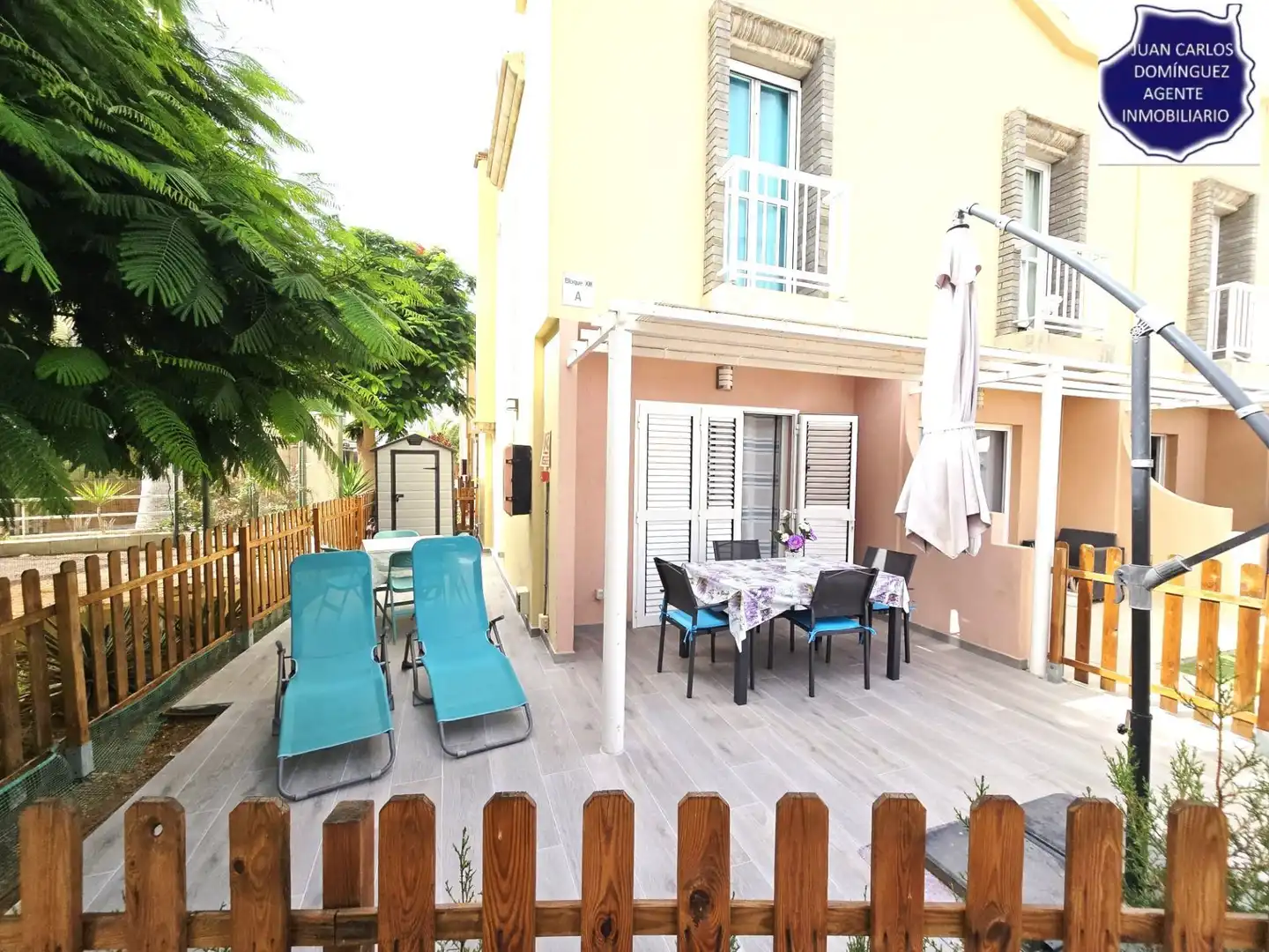 Terrace of Houses for rent in San Bartolomé de Tirajana  with Air Conditioner, Terrace and Furnished
