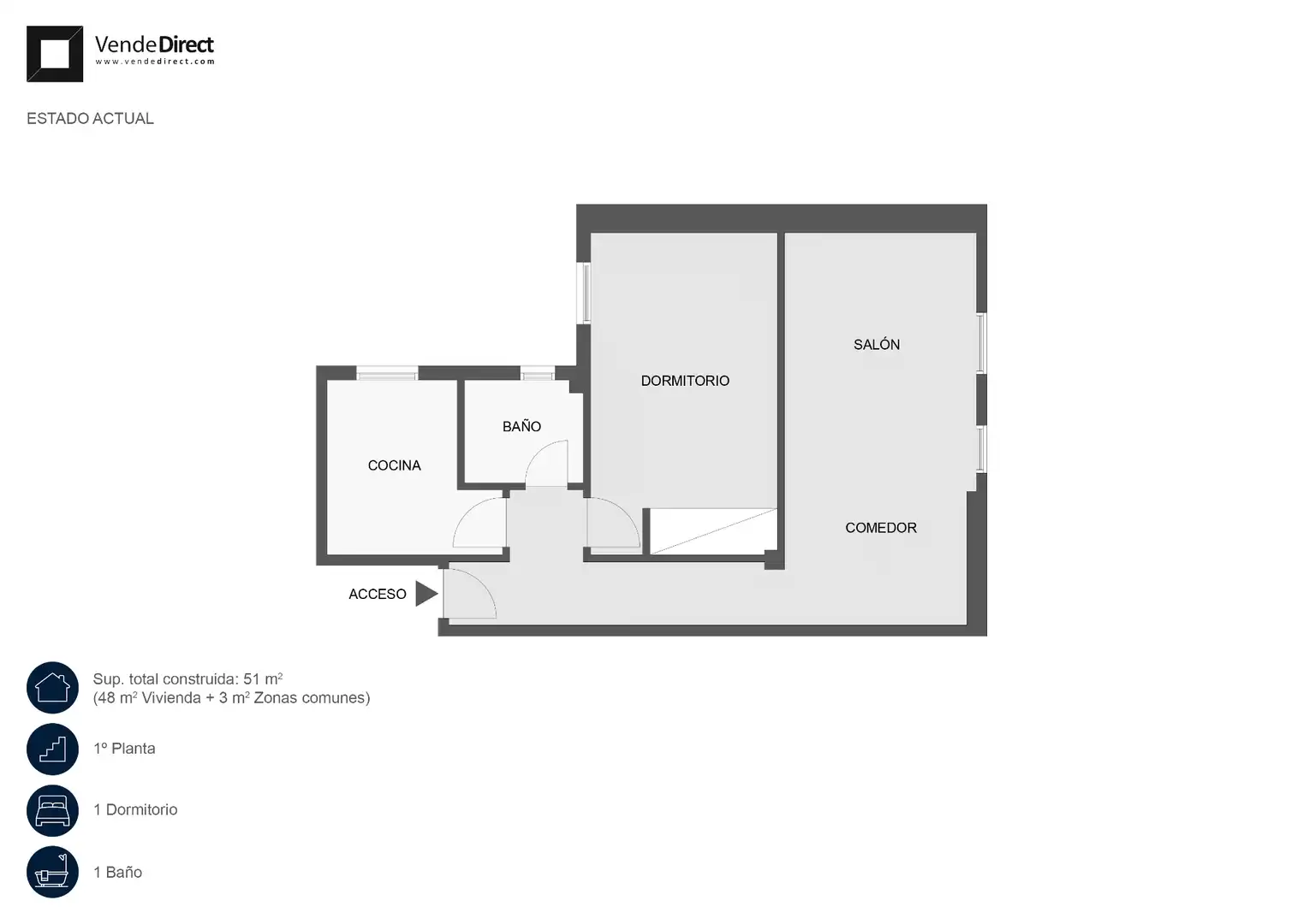 Piso en venta en Madrid con Aire acondicionado, Calefacción y Parquet