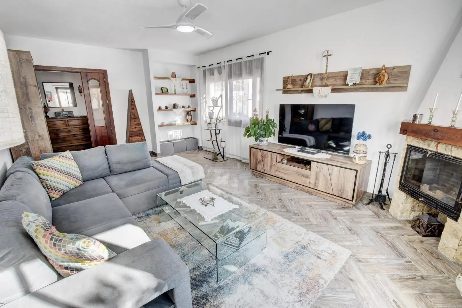 Living room of Houses for sale in Benalmádena  with Air Conditioner, Heating and Terrace