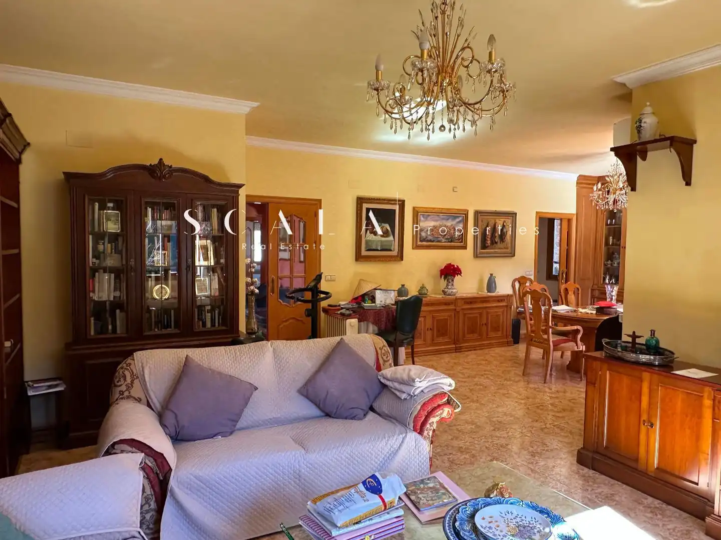 Sala de estar de Casa o chalet en venta en Nambroca con Aire acondicionado, Calefacción y Jardín privado