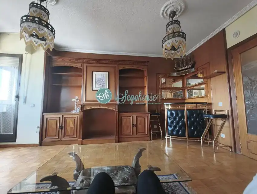 Wohnzimmer von Wohnung zum Verkauf in Segovia mit Heizung, Parkett und Terrasse
