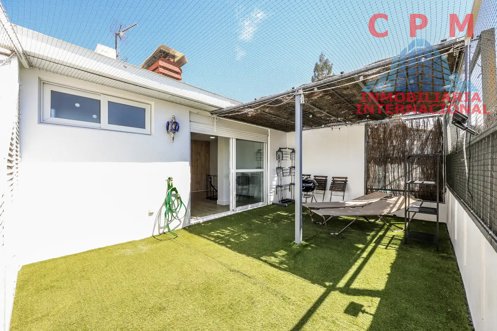 Terrasse von Maisonette zur Miete in Madrid mit Klimaanlage, Heizung und Parkett