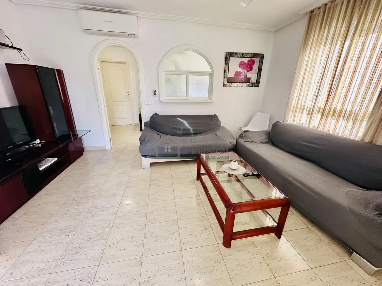 Wohnzimmer von Wohnung zum Verkauf in Finestrat mit Klimaanlage, Terrasse und Möbliert