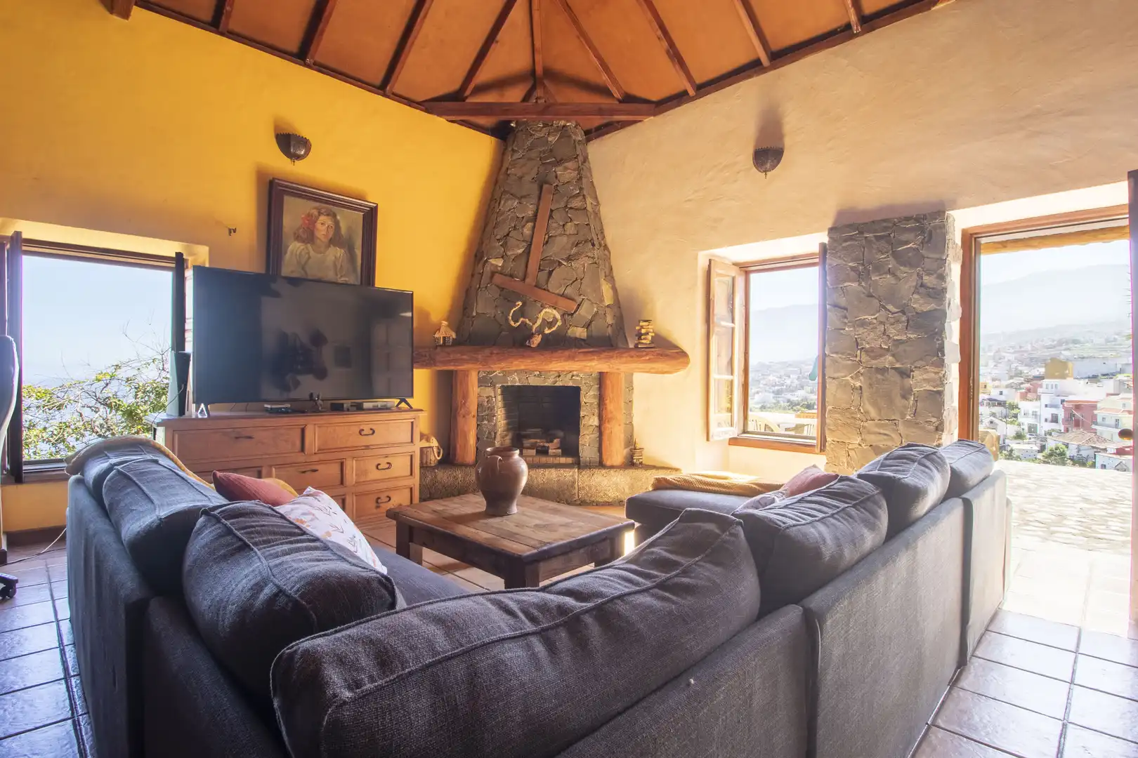 Living room of Country homes for sale in Los Realejos  with Private garden, Terrace and Storage room