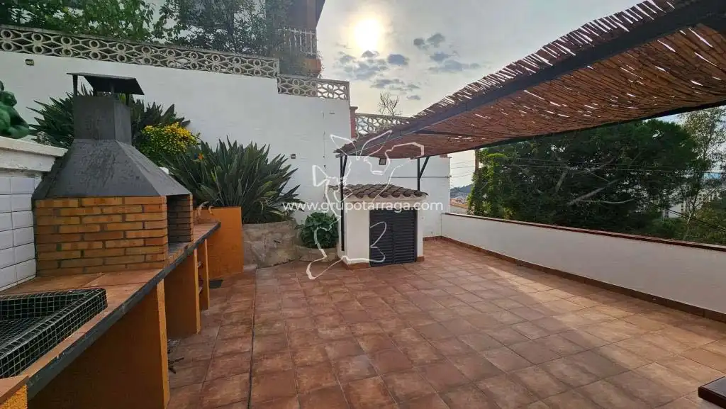 Terraza de Casa o chalet en venta en Lloret de Mar con Calefacción, Jardín privado y Terraza