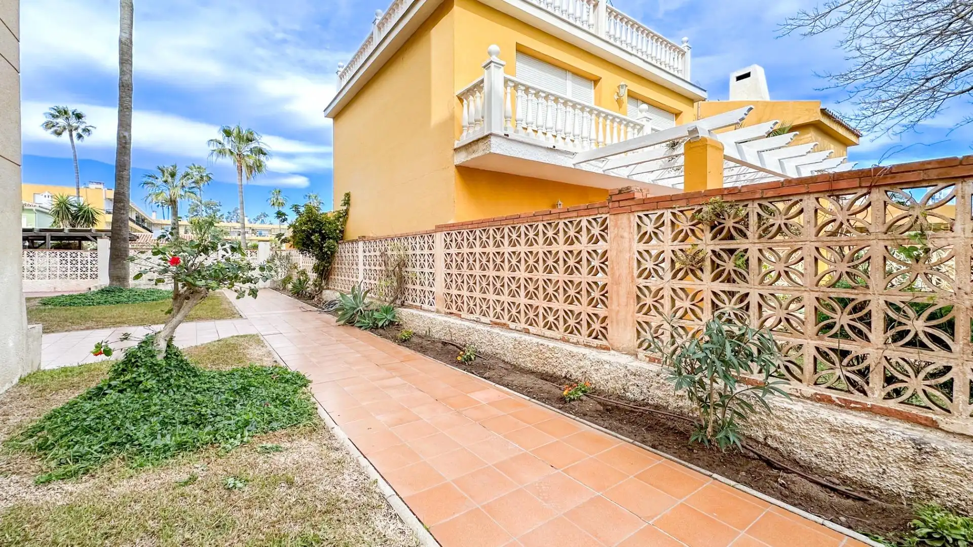 Jardín de Piso de alquiler en Málaga con Aire acondicionado, Jardín privado y Terraza
