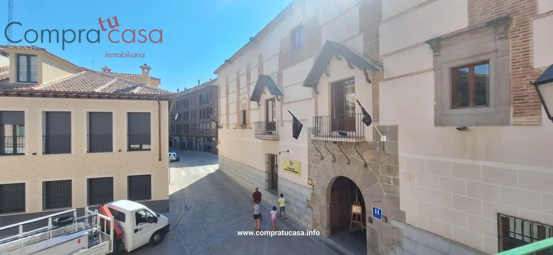 Vista exterior de Pis en venda en Segovia amb Calefacció, Parquet i Traster