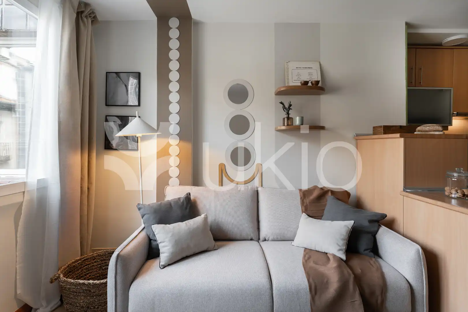 Sala de estar de Apartamento de alquiler en Madrid con Calefacción, Amueblado y Horno