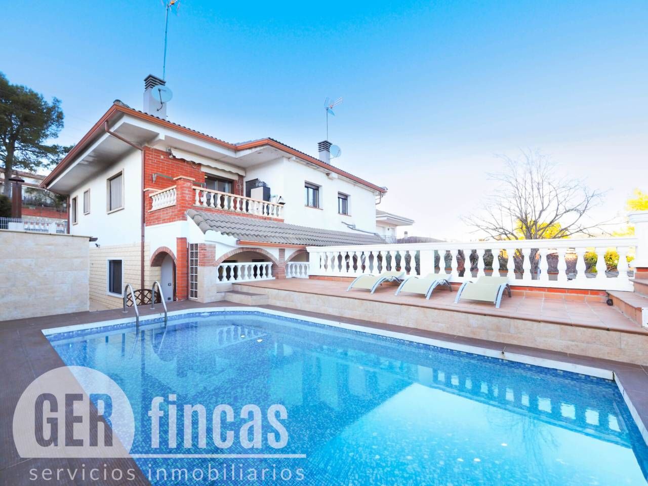 Exterior view of House or chalet for sale in Vacarisses  with Air Conditioner, Heating and Private garden