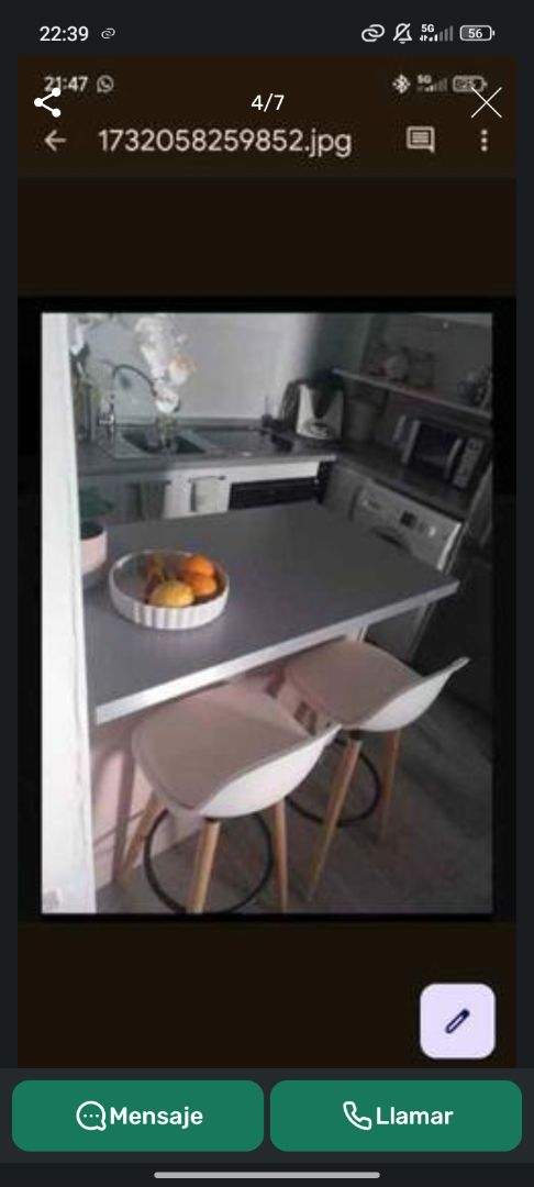 Küche von Einfamilien-Reihenhaus miete in Pulianas mit Möbliert und Haustiere erlaubt