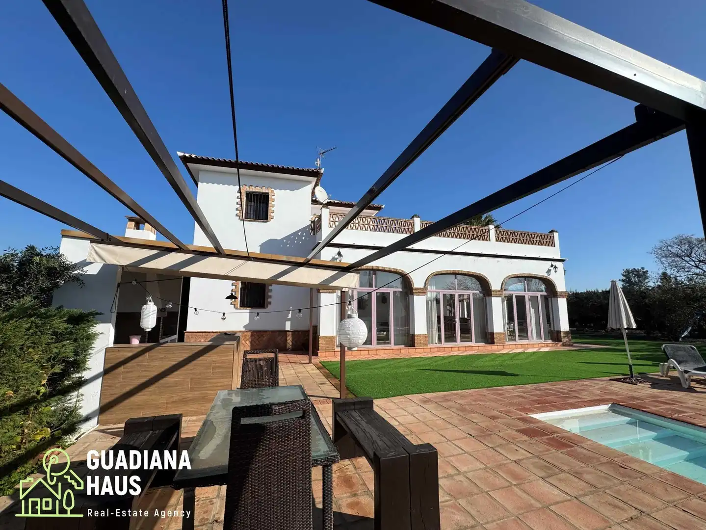 Vista exterior de Finca rústica en venta en Cartaya con Terraza y Piscina