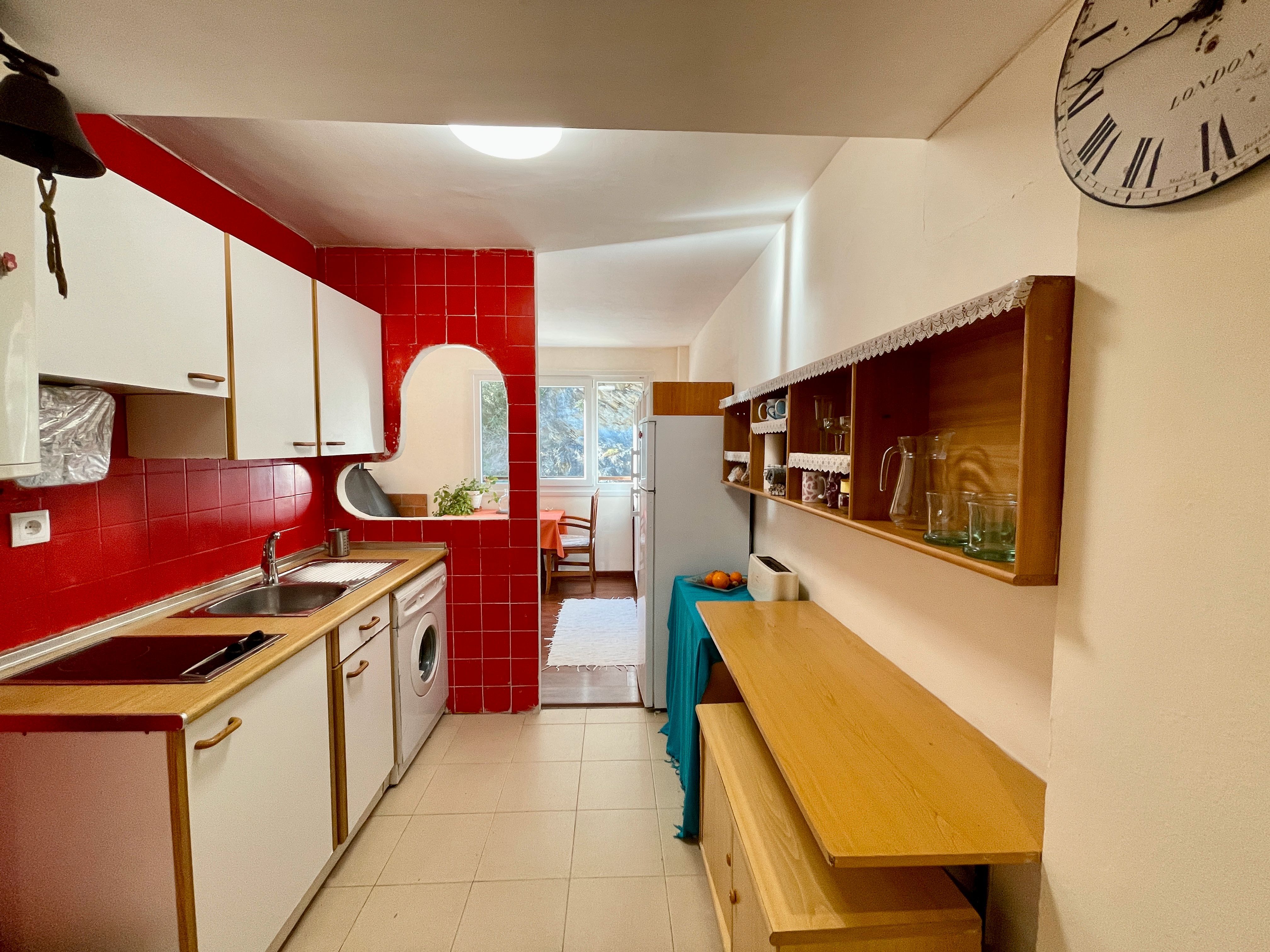 Kitchen of Apartment for sale in Canfranc  with Heating, Parquet flooring and Storage room