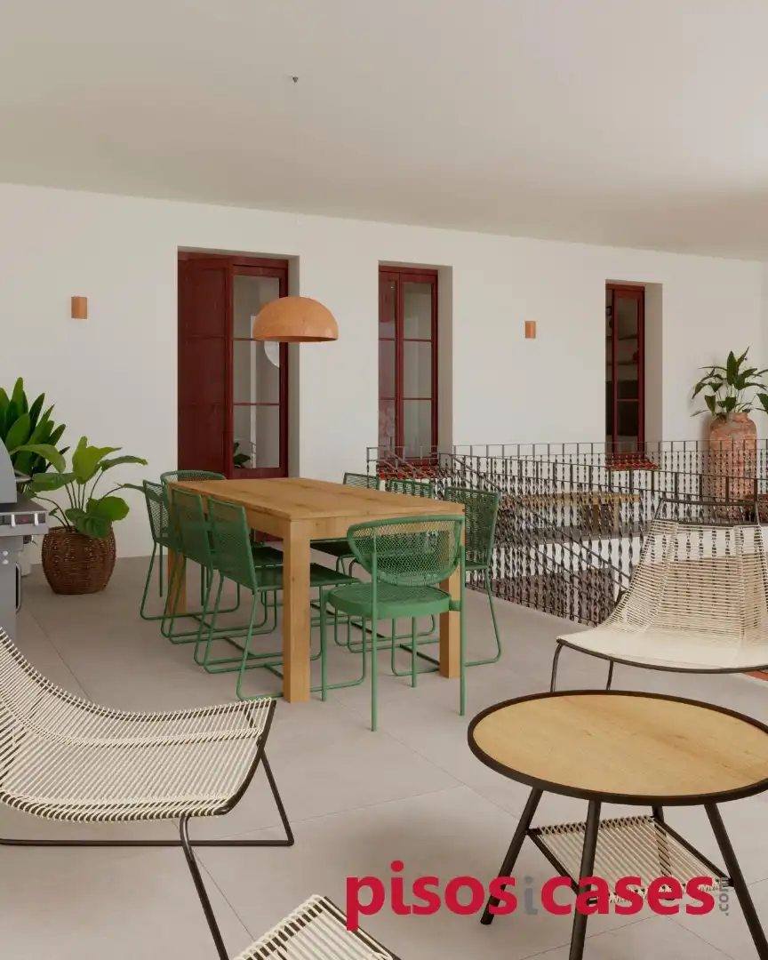 Terrasse von Wohnung zum Verkauf in Sant Martí de Centelles mit Klimaanlage, Heizung und Terrasse