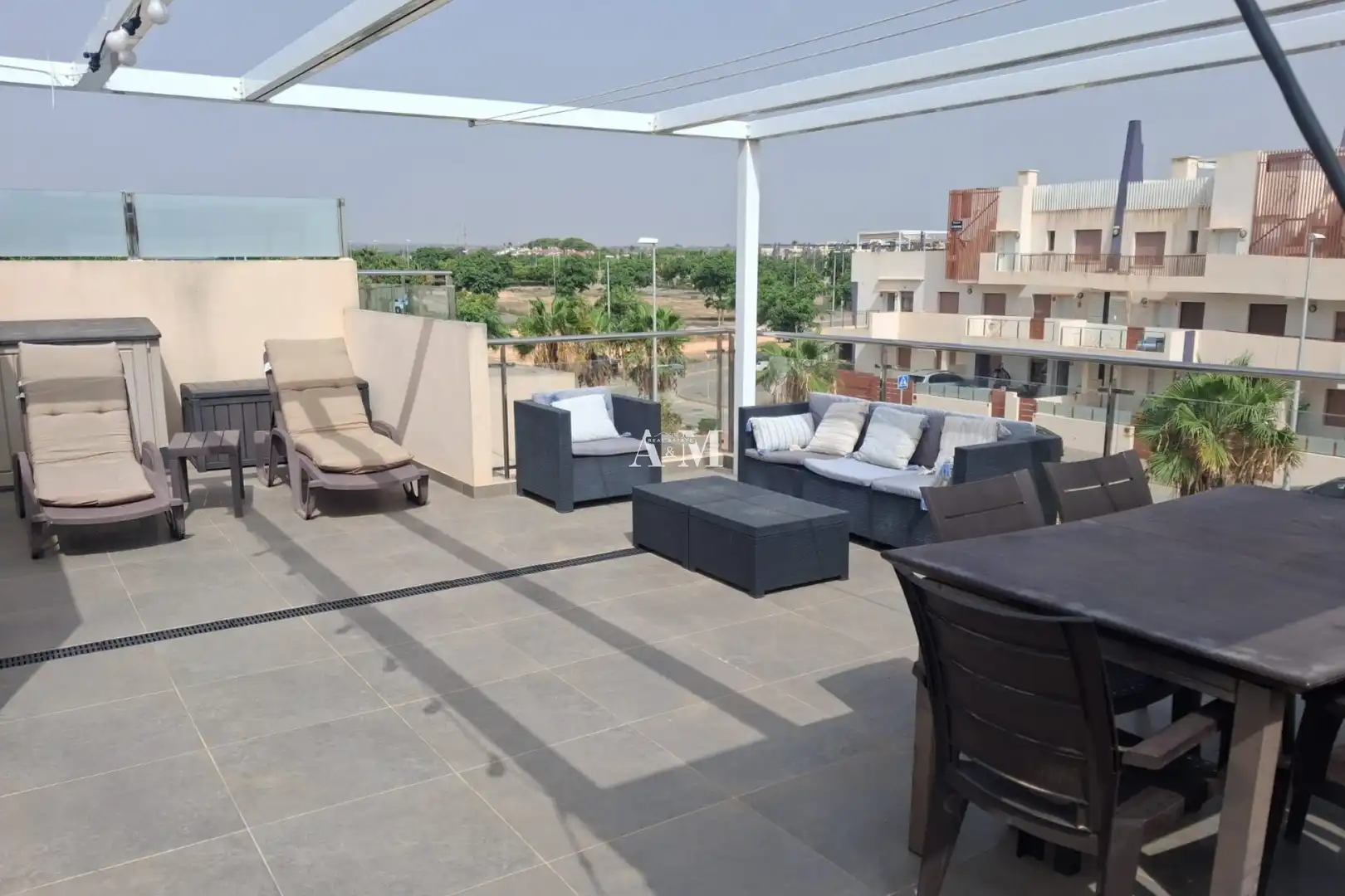 Terraza de Ático de alquiler en Pilar de la Horadada con Calefacción, Terraza y Trastero