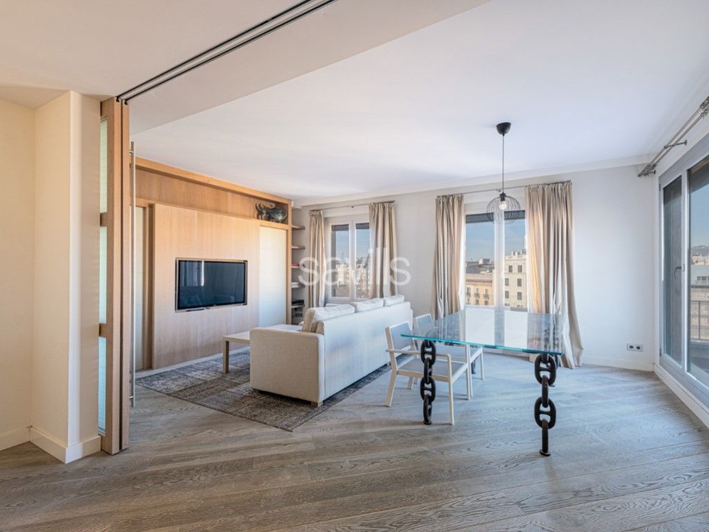 Living room of Attic for sale in  Barcelona Capital