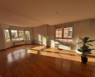 Living room of Single-family semi-detached for sale in Villaquilambre  with Heating, Parquet flooring and Swimming Pool