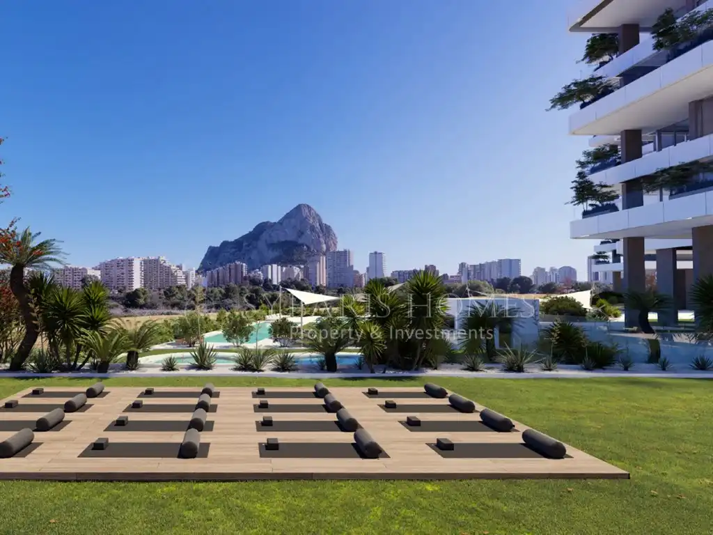 Garden of Apartments for sale in Calpe / Calp