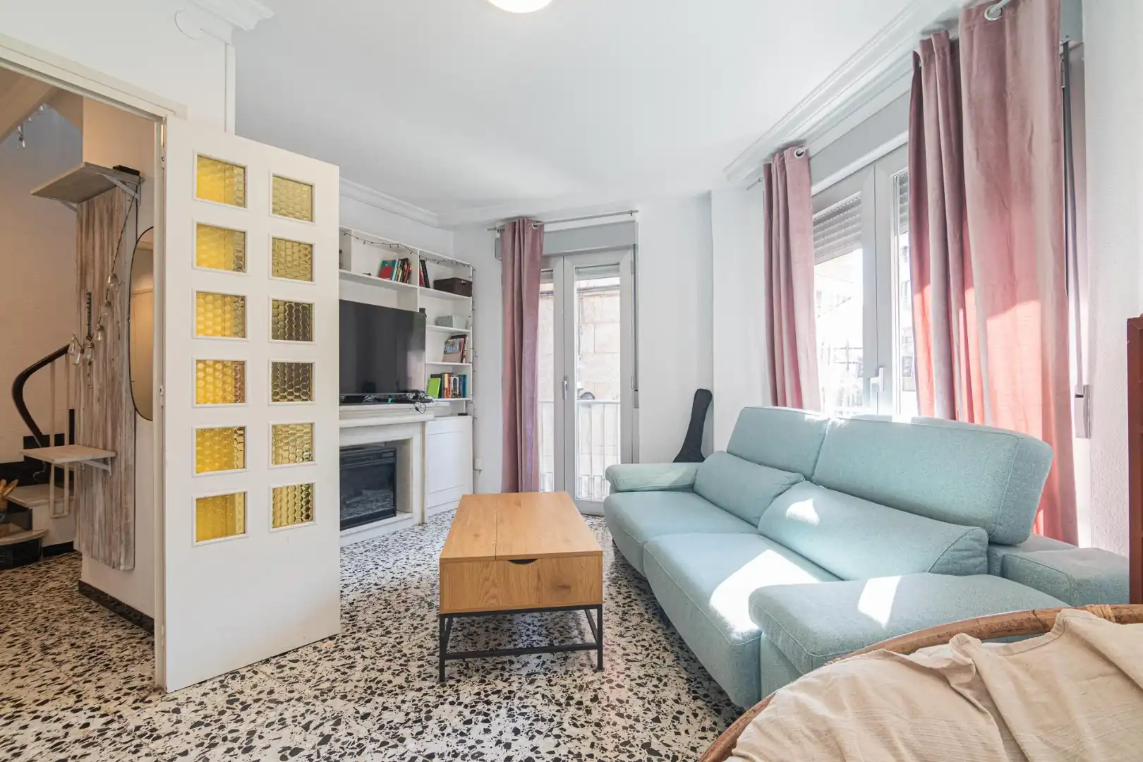 Sala de estar de Piso en venta en Elche / Elx con Balcón