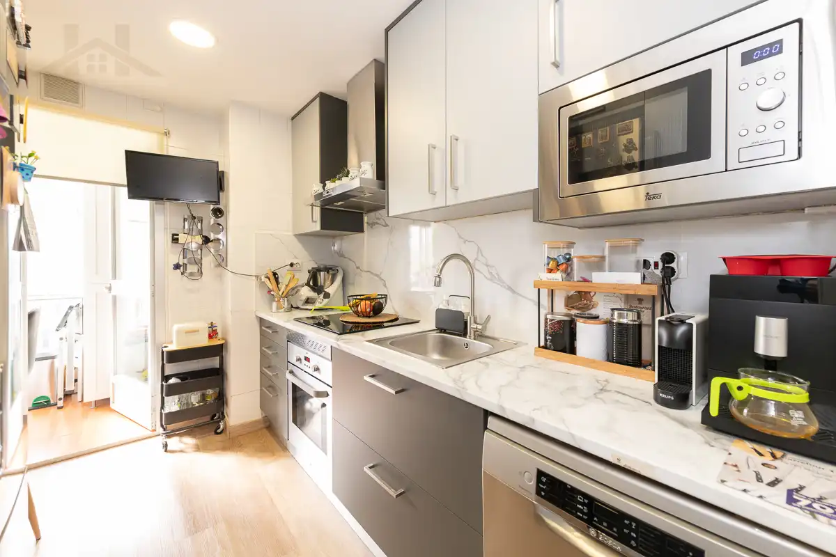 Kitchen of Flat for sale in Madrid  with Terrace