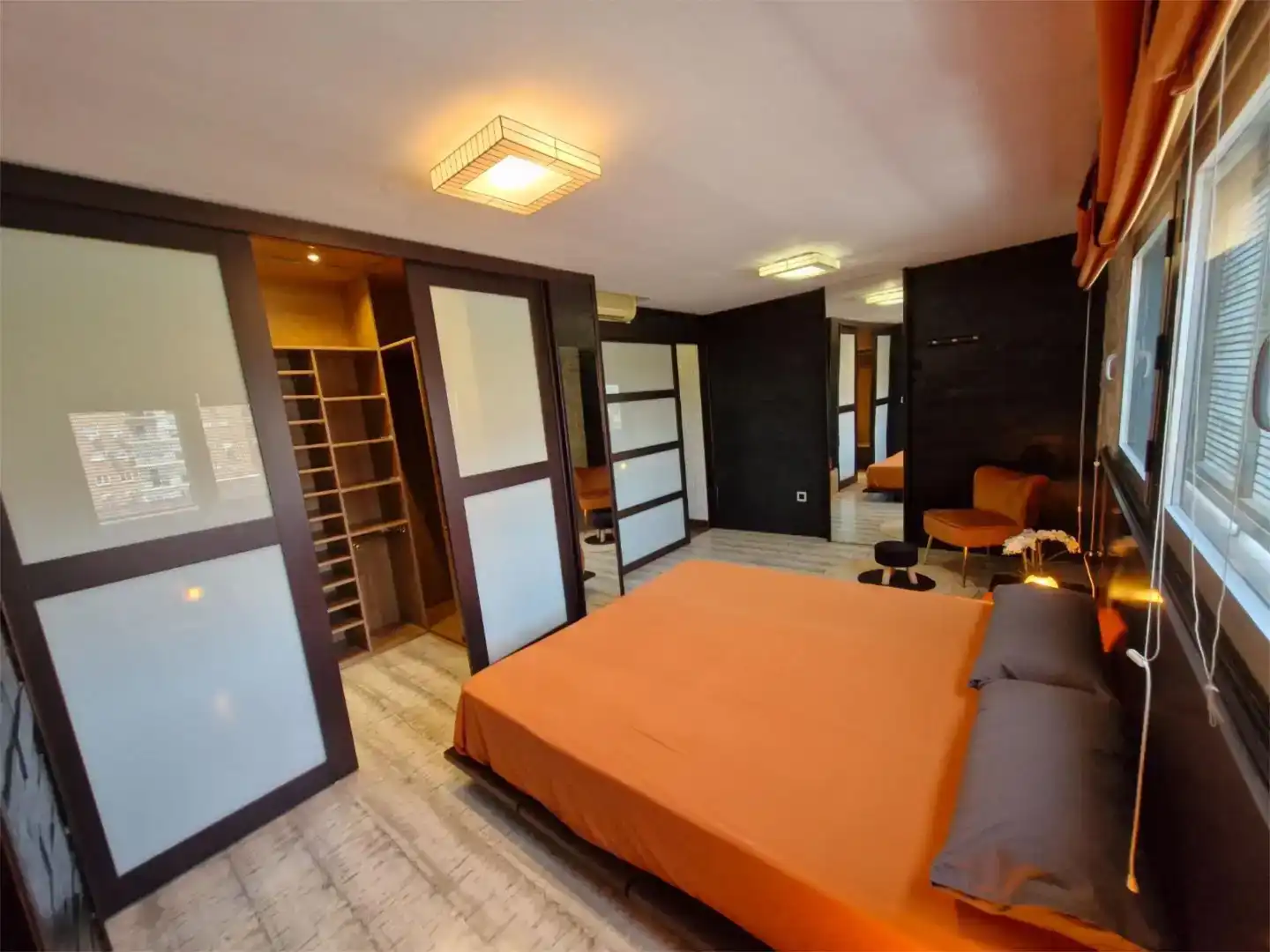 Schlafzimmer von Wohnung zur Miete in  Sevilla Capital mit Klimaanlage