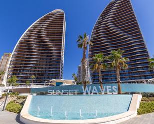 Vista exterior de Apartament de lloguer en Benidorm amb Aire condicionat, Calefacció i Jardí privat