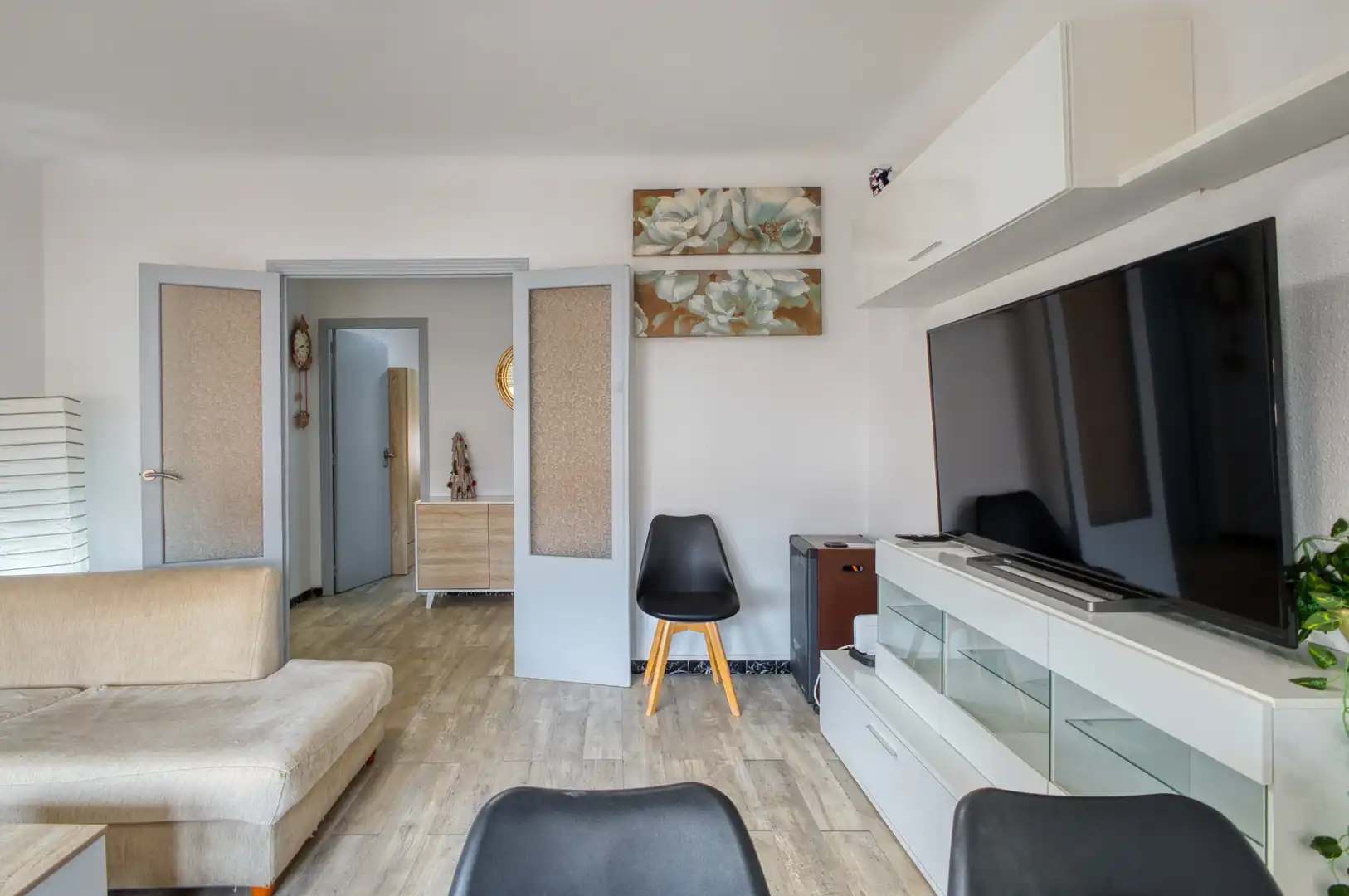 Wohnzimmer von Wohnung zur Miete in Jijona / Xixona mit Klimaanlage, Heizung und Parkett