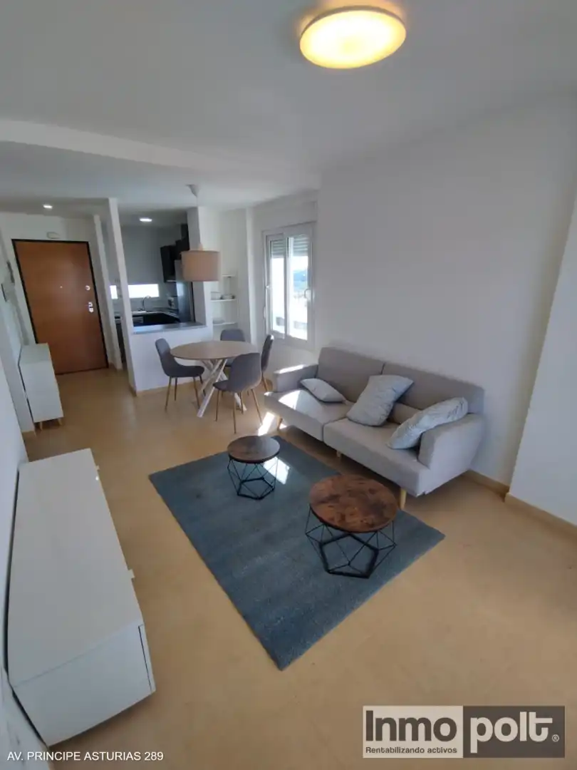 Sala de estar de Apartamento de alquiler en Torre-Pacheco con Jardín privado, Terraza y Amueblado
