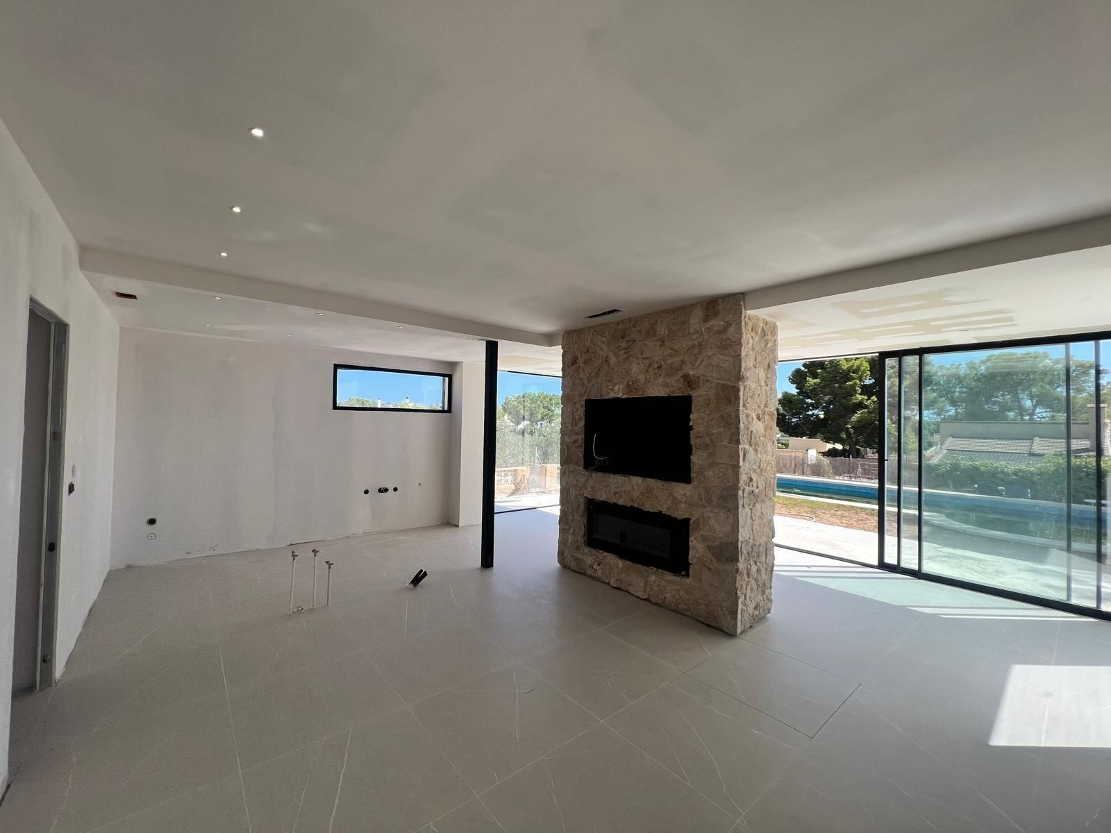 Living room of House or chalet for sale in Elche / Elx  with Air Conditioner, Private garden and Terrace