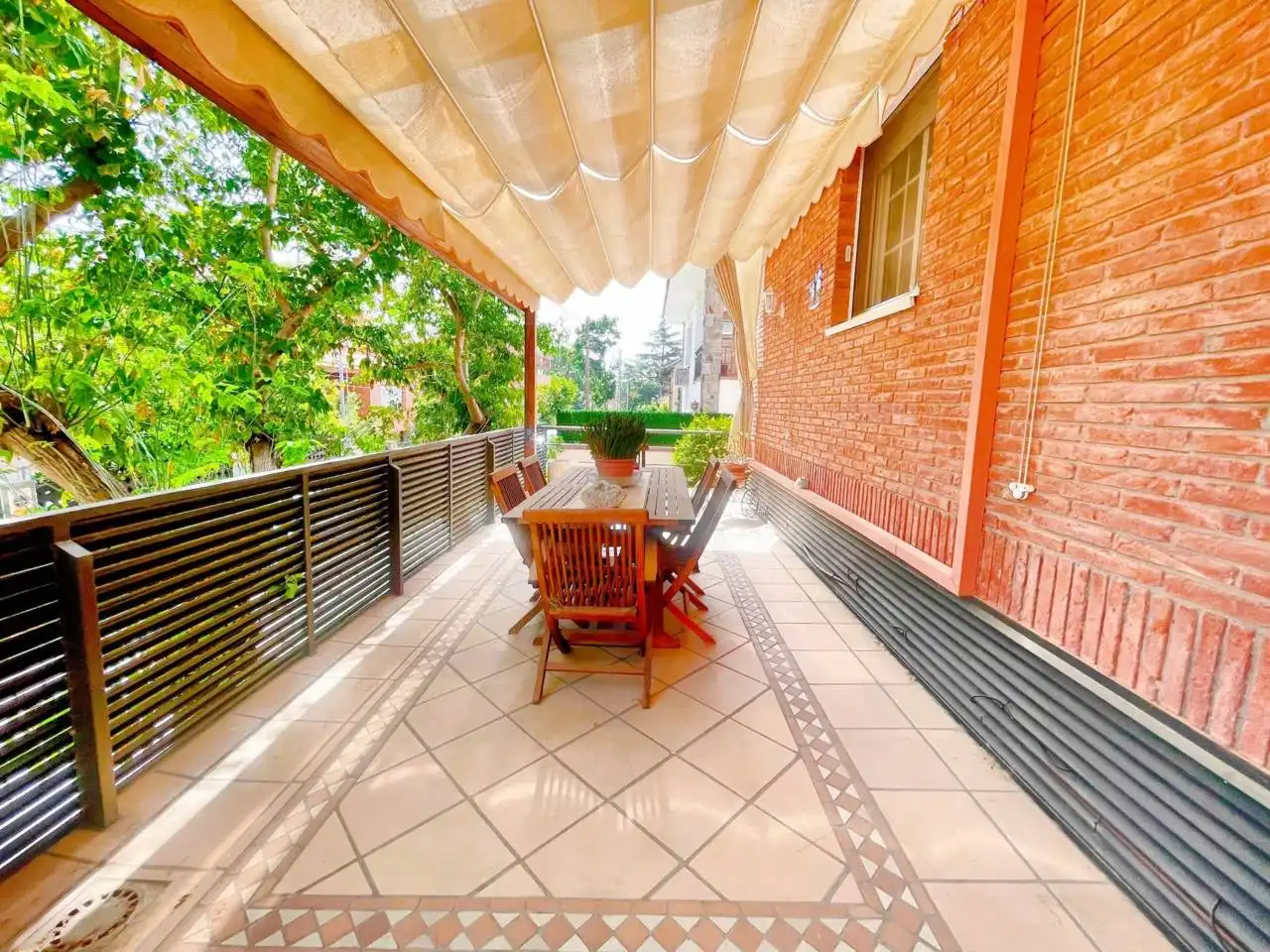 Terrasse von Wohnung zur Miete in Cerdanyola del Vallès mit Klimaanlage, Heizung und Privatgarten