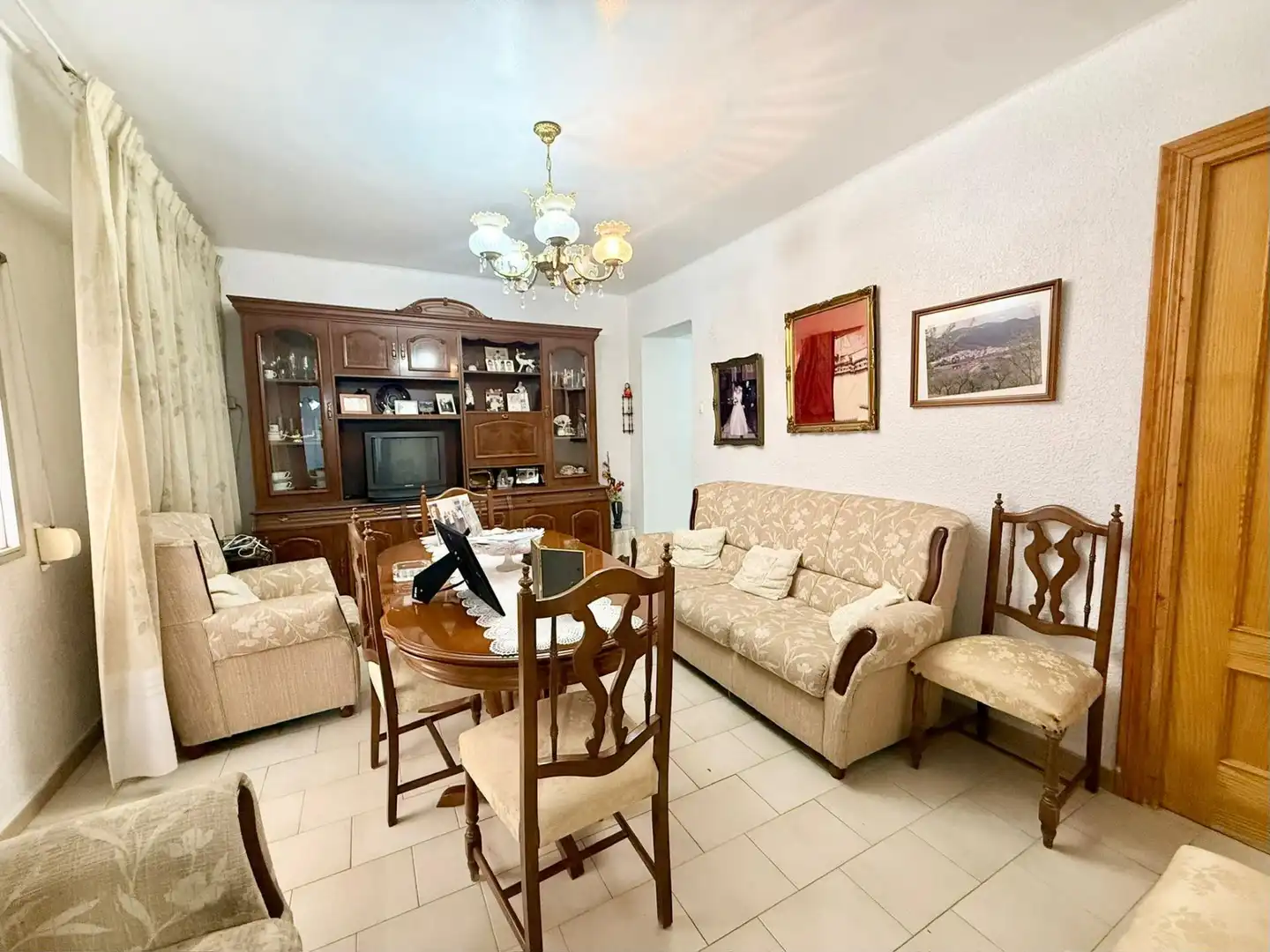 Wohnzimmer von Wohnung zum Verkauf in Almería mit Klimaanlage, Möbliert und Balkon