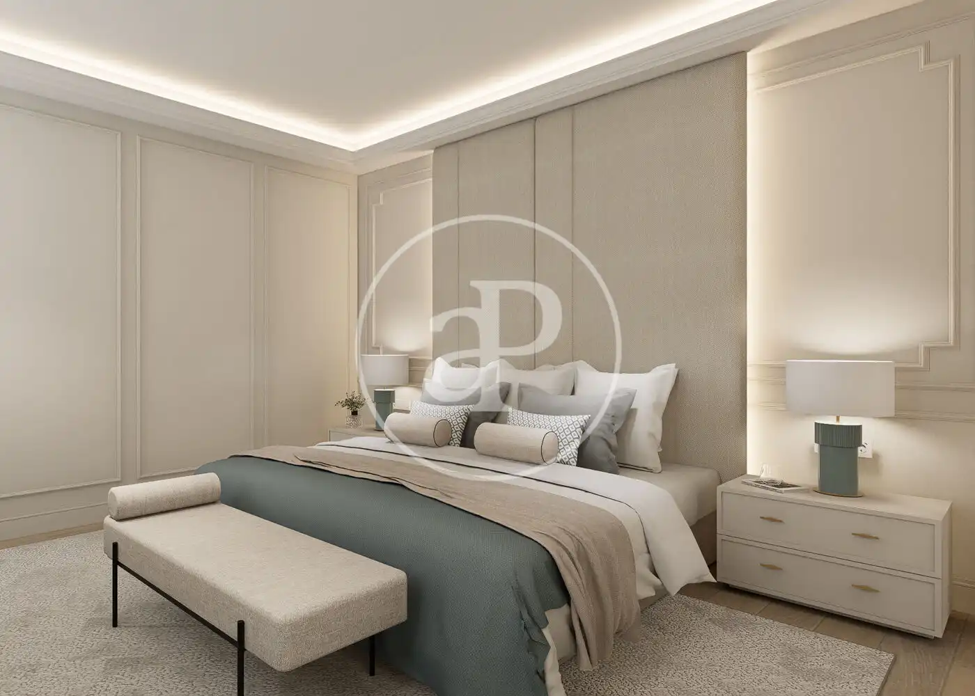 Bedroom of Flat for sale in Madrid  with Air Conditioner, Heating and Furnished