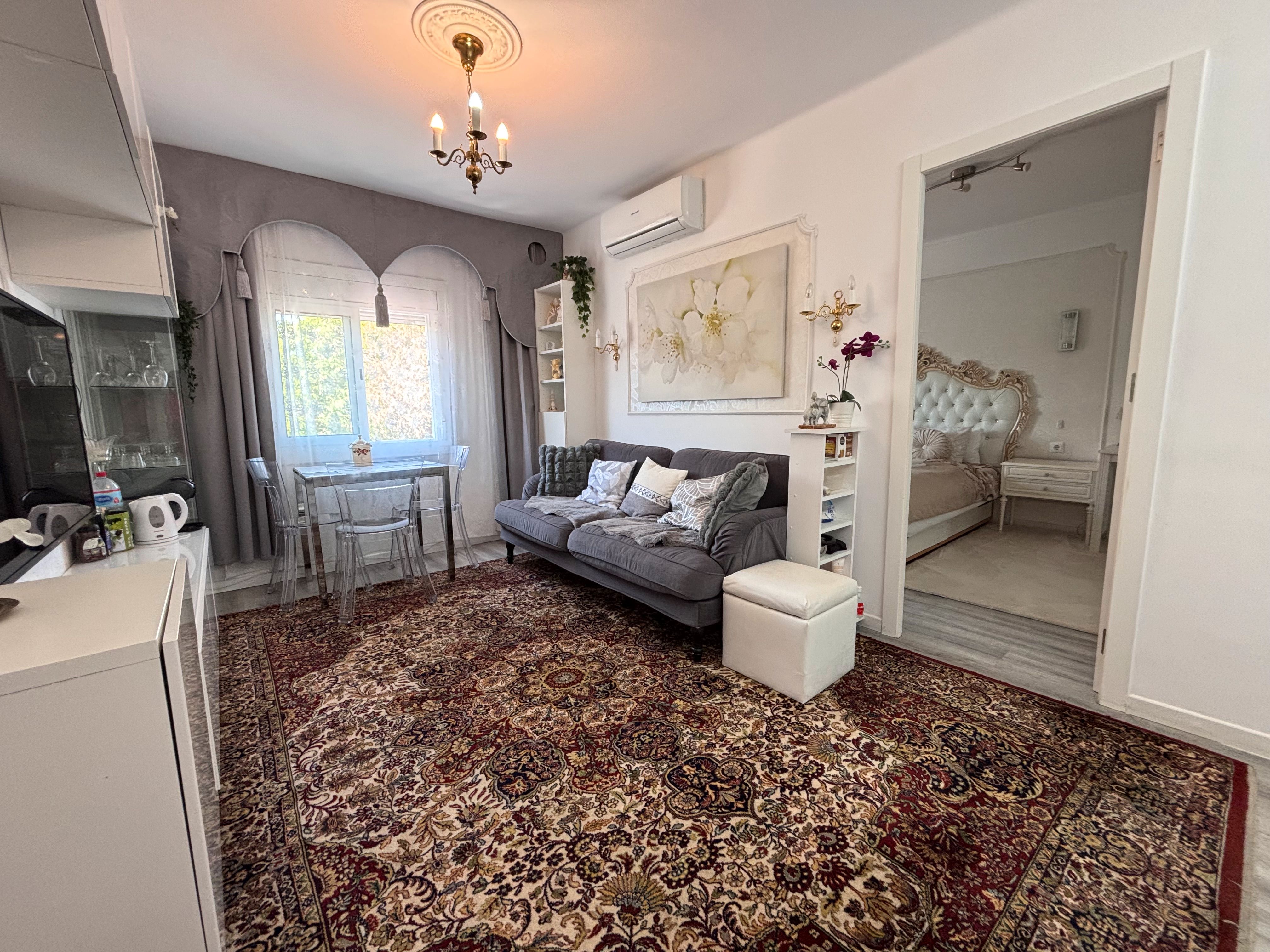 Living room of Flat for sale in Badalona