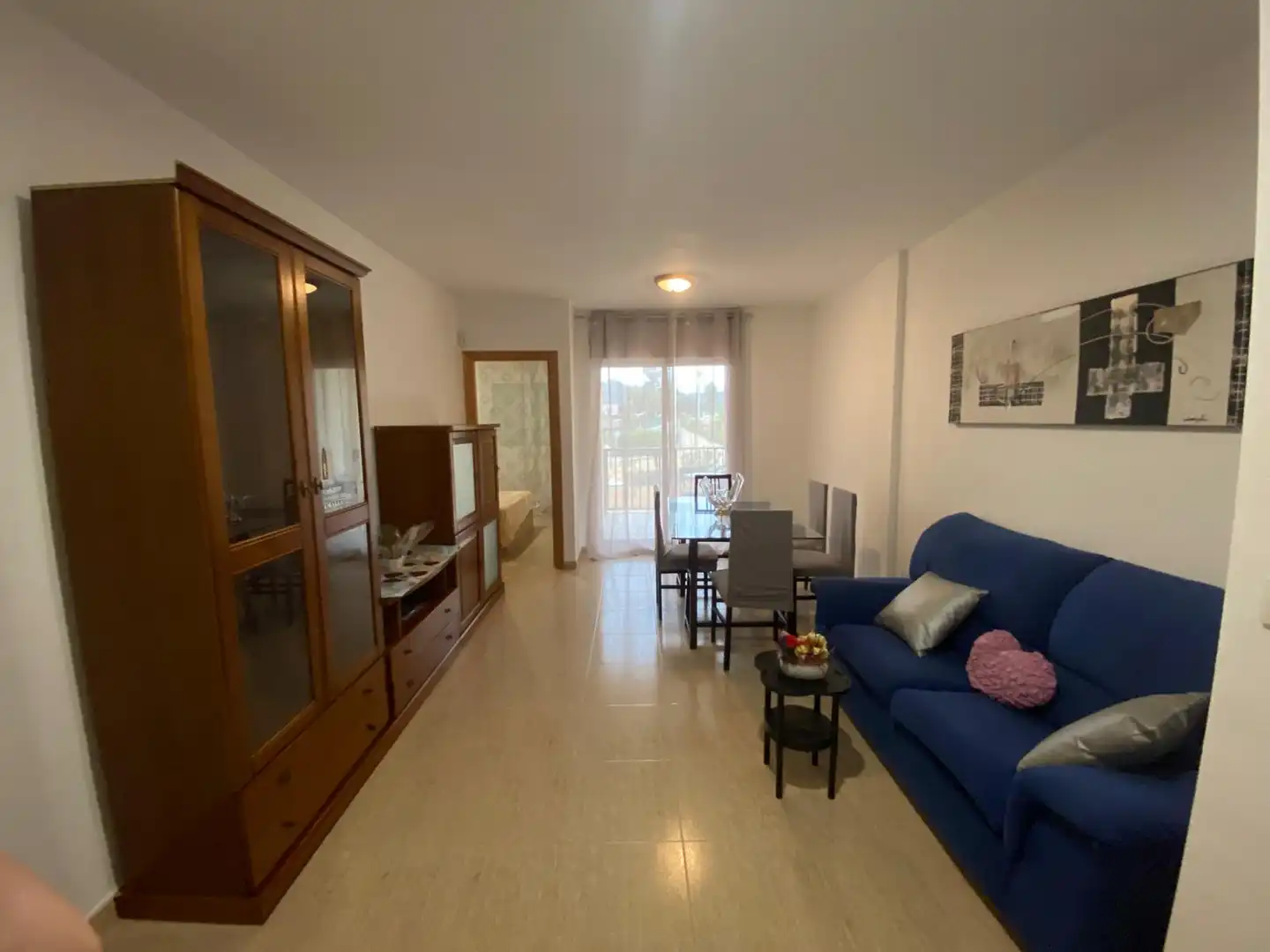 Sala de estar de Casa o chalet de alquiler en Mazarrón con Jardín privado, Terraza y Amueblado