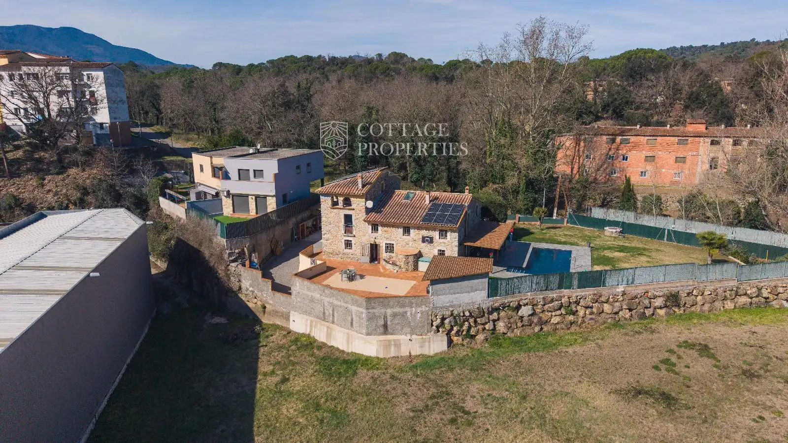 Finca rústica en venda en Sant Julià del Llor i Bonmatí amb Calefacció, Terrassa i Piscina