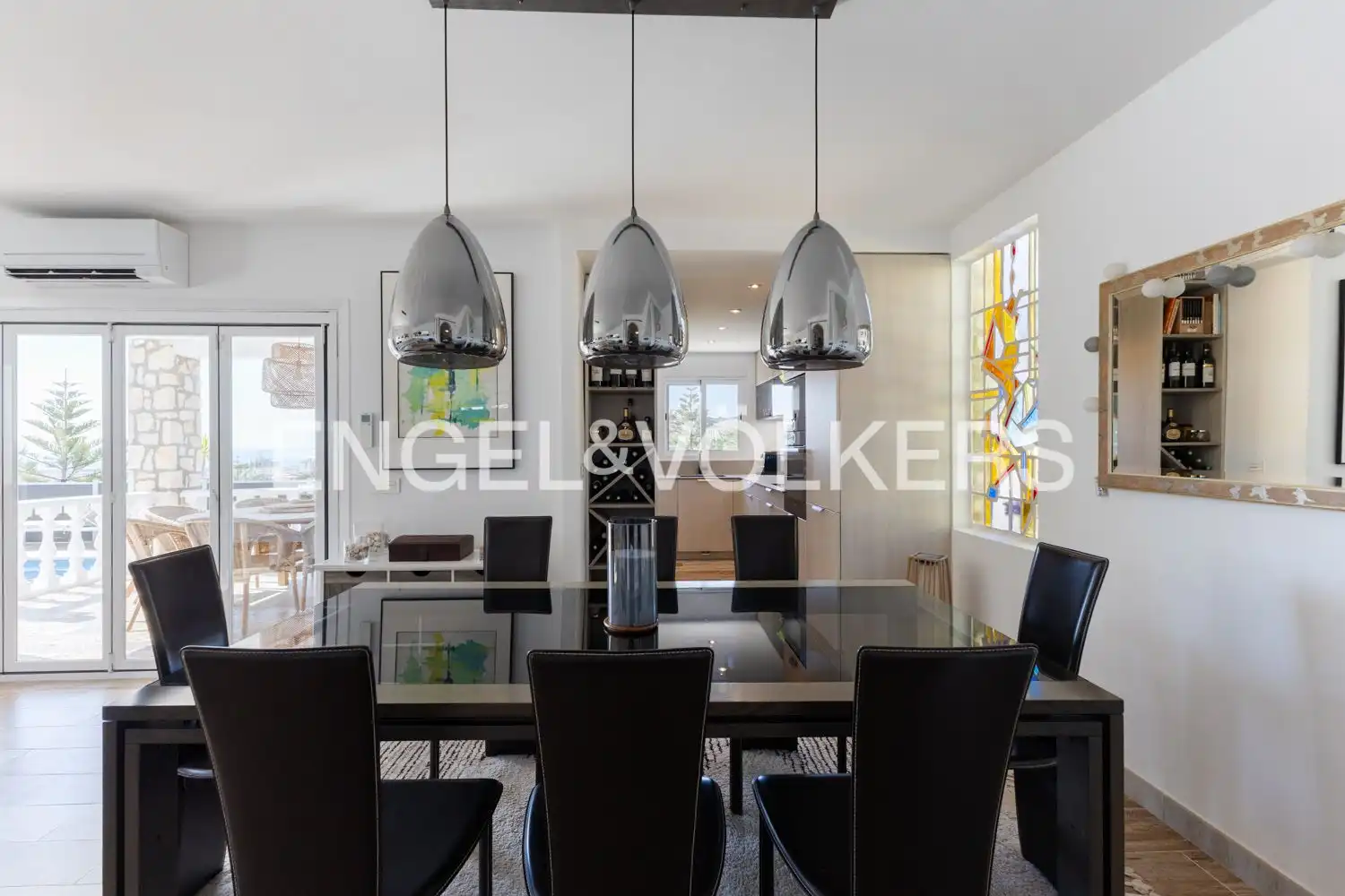 Comedor de Casa o chalet en venta en Peñíscola / Peníscola con Aire acondicionado, Calefacción y Jardín privado