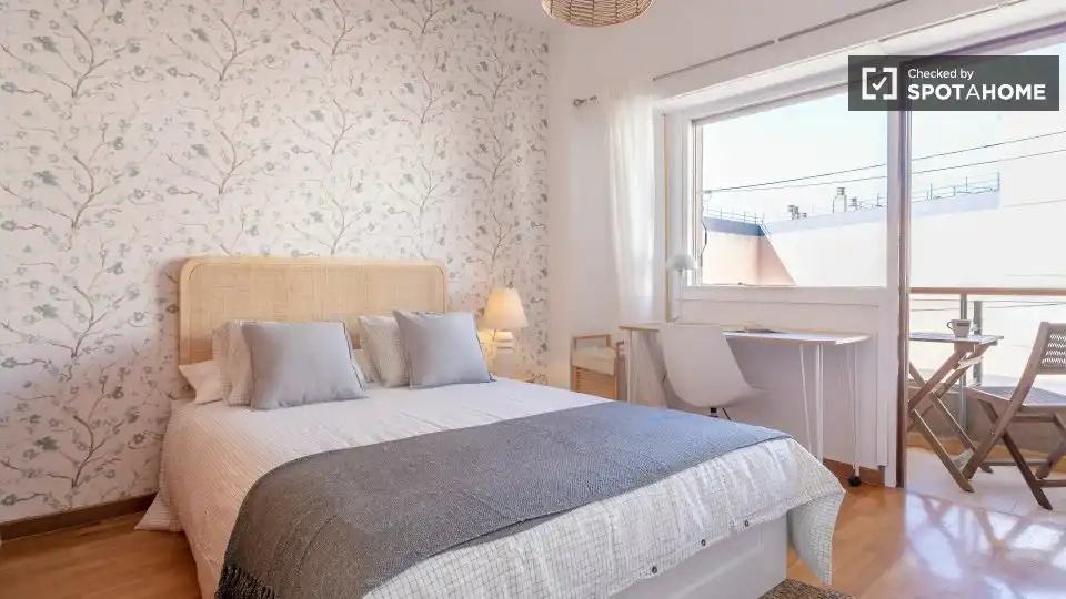 Bedroom of Flat for rent in Alicante / Alacant  with Air Conditioner, Heating and Furnished