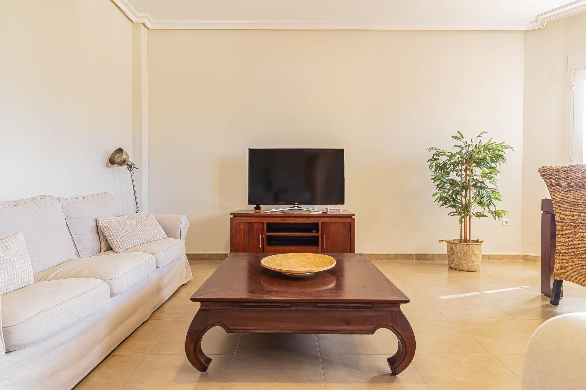 Sala d'estar de Casa o xalet en venda en Cartagena amb Aire condicionat, Jardí privat i Terrassa