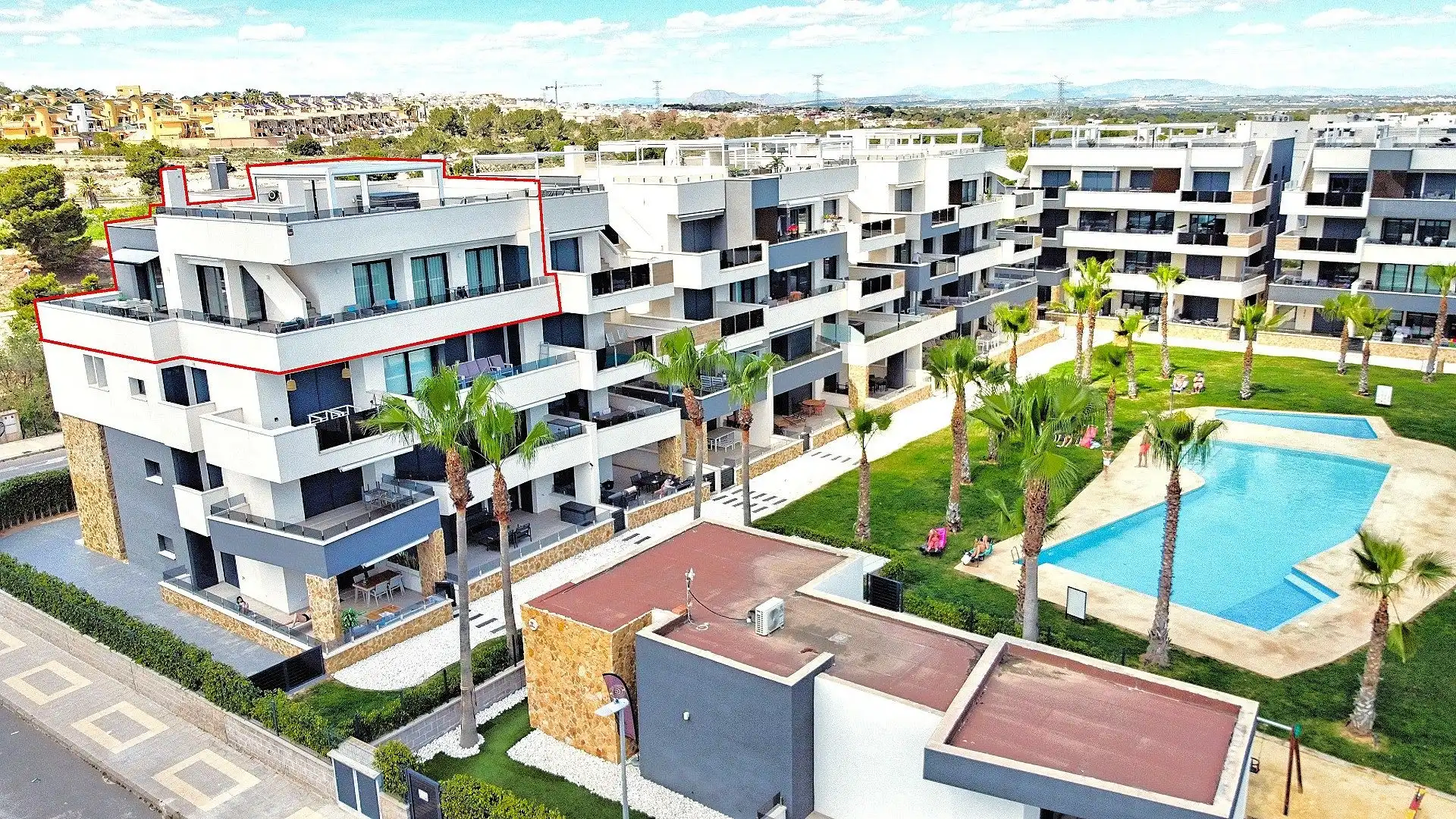 Exterior view of Flat for sale in Orihuela  with Heating and Swimming Pool