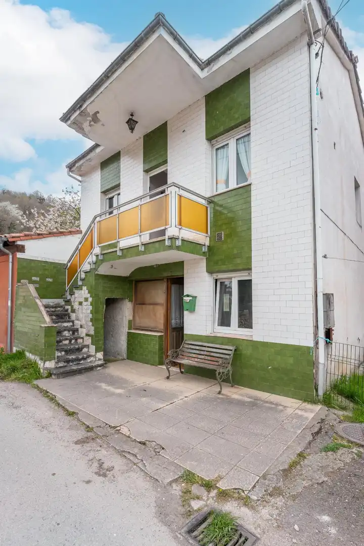 Vista exterior de Casa o chalet en venta en Laviana con Jardín privado, Terraza y Trastero