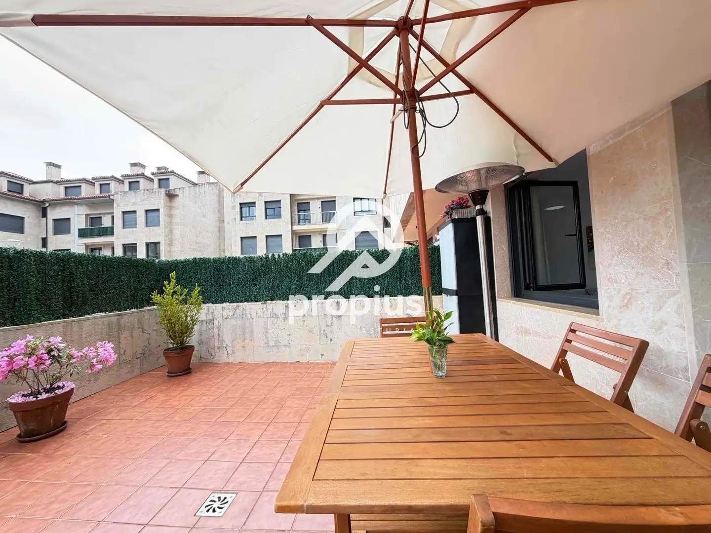 Terrace of Flat for sale in Llanes  with Heating, Terrace and Storage room