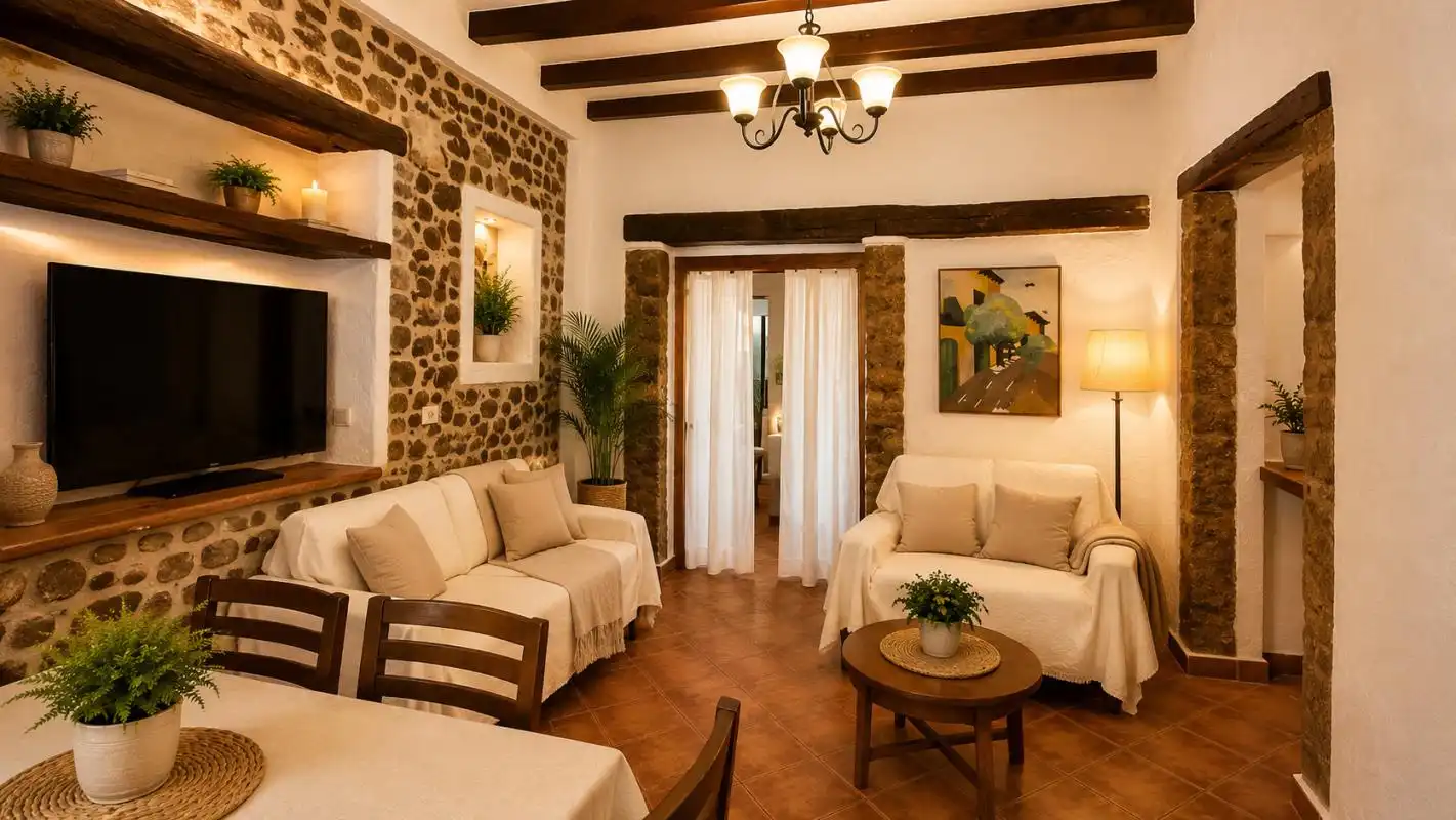 Sala de estar de Casa o chalet en venta en Eivissa con Aire acondicionado, Calefacción y Amueblado