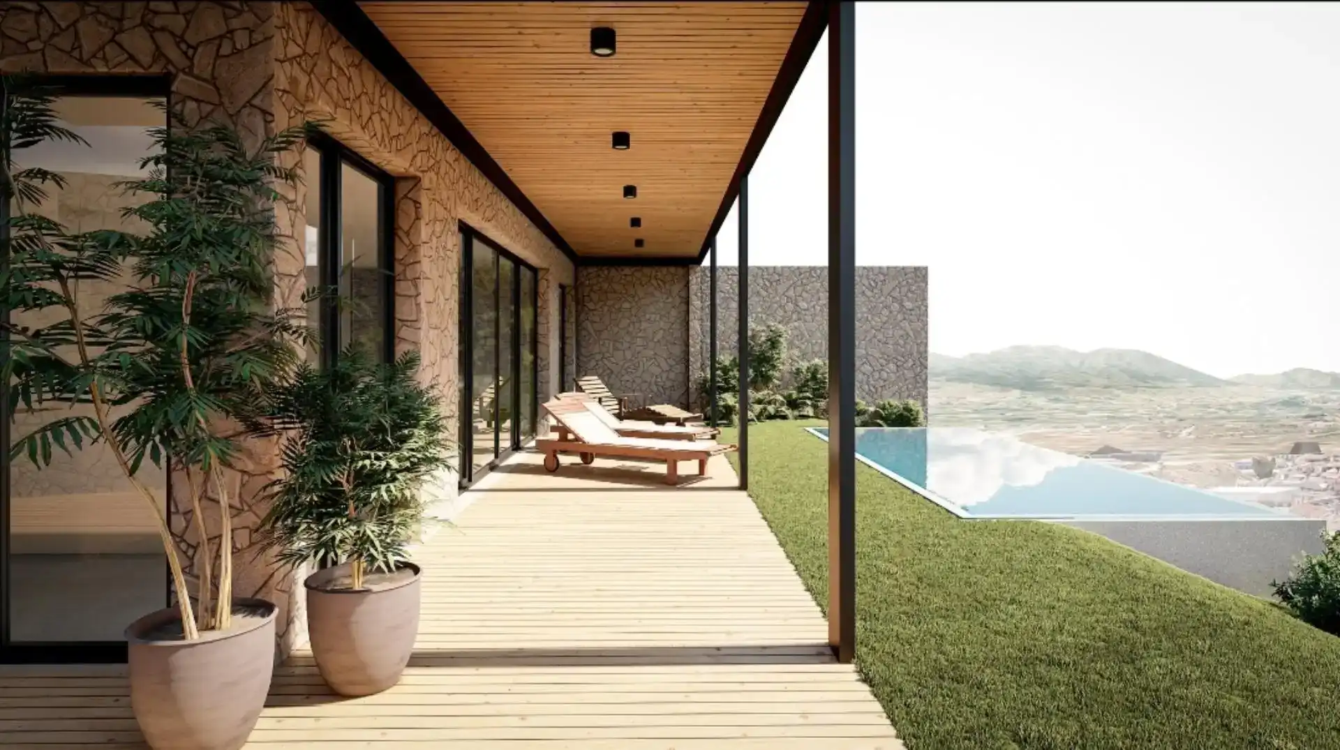 Terrassa de Casa o xalet en venda en Málaga Capital amb Aire condicionat, Piscina i Balcó