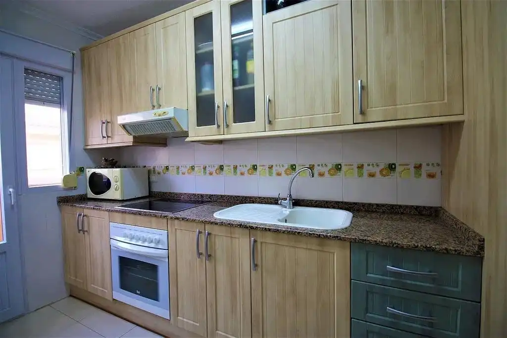 Cuina de Apartament en venda en La Manga del Mar Menor amb Aire condicionat, Calefacció i Terrassa