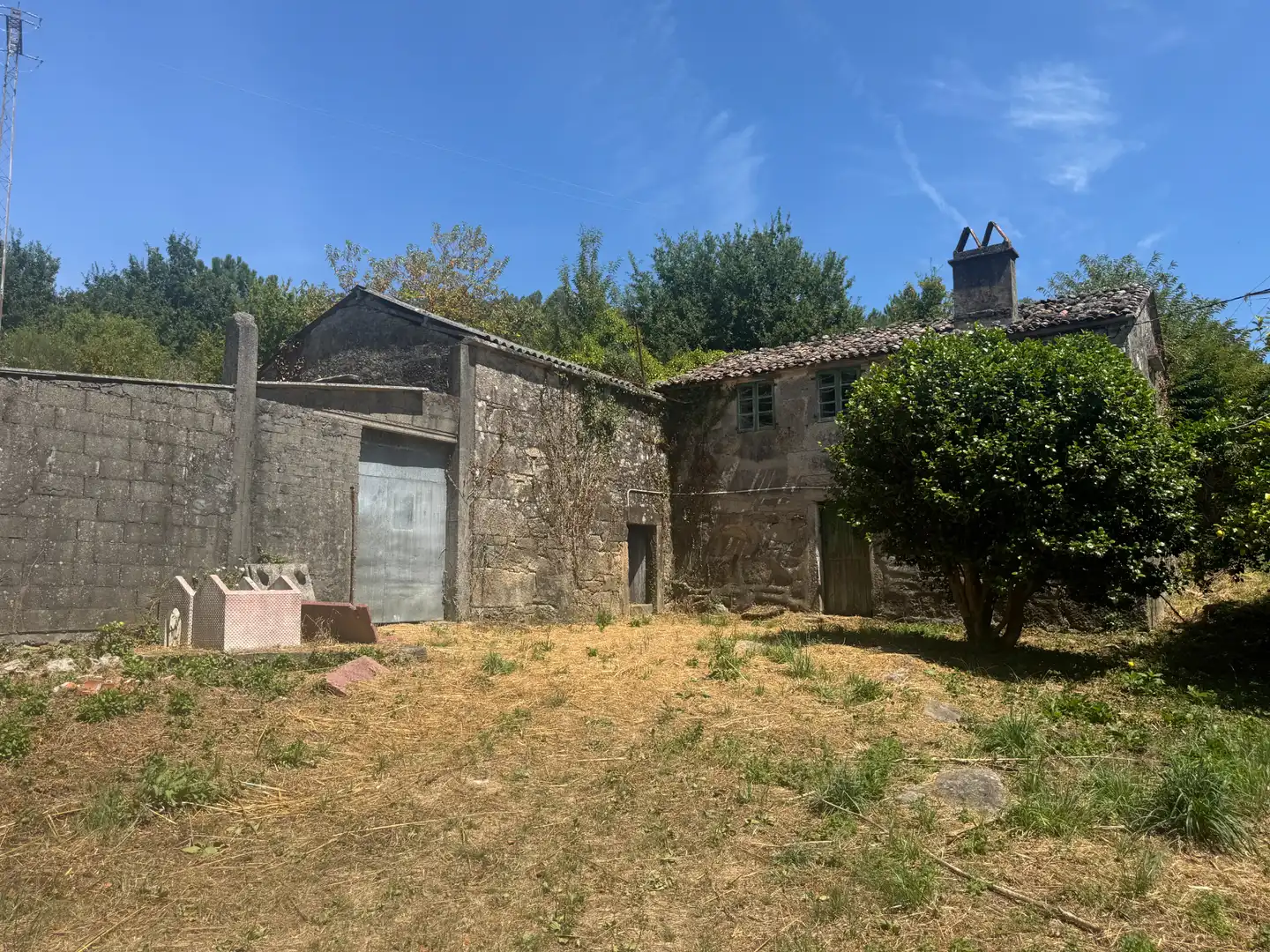 Vista exterior de Finca rústica en venta en Muros con Jardín privado y Terraza