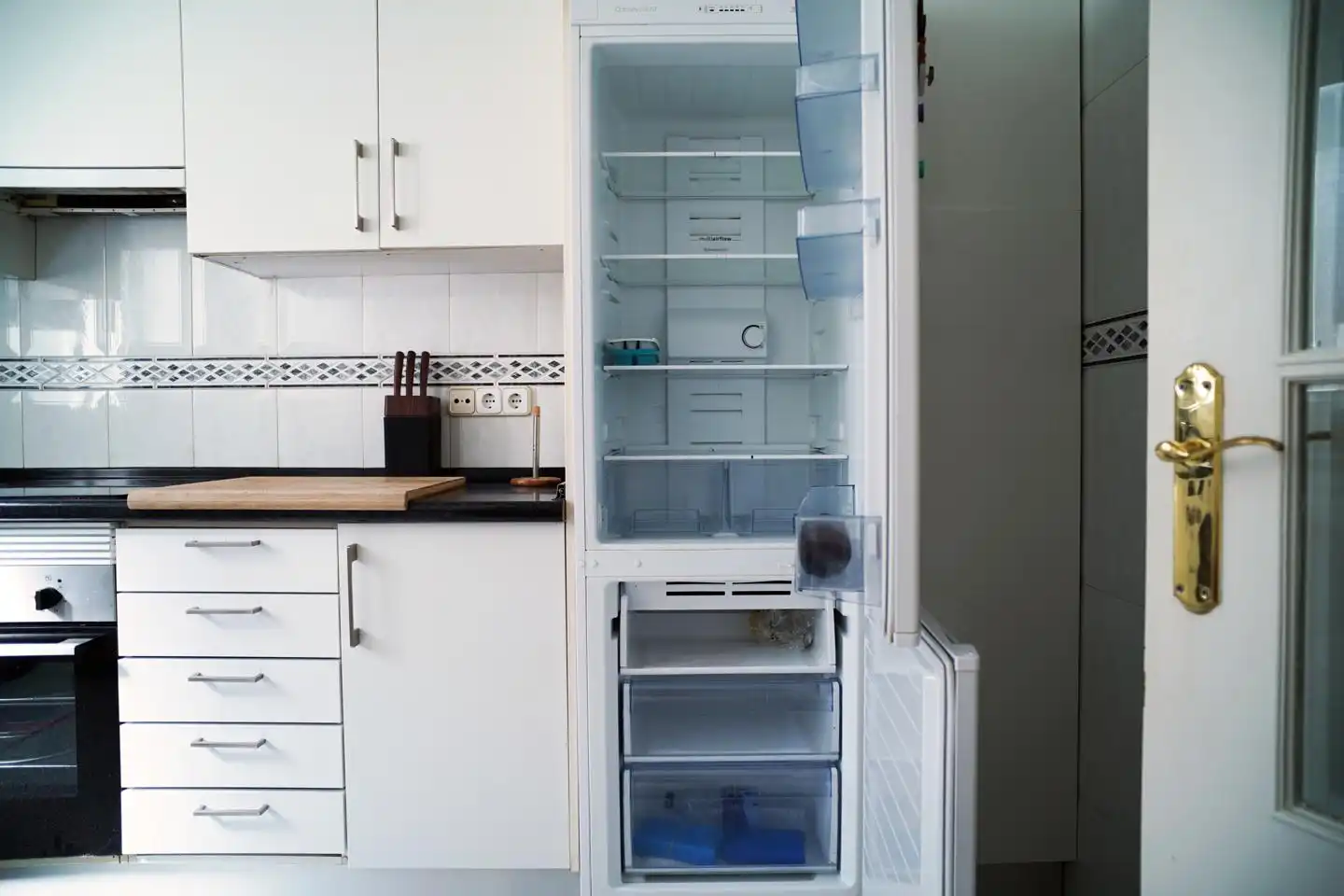 Cocina de Apartamento de alquiler en Madrid con Aire acondicionado, Calefacción y Parquet
